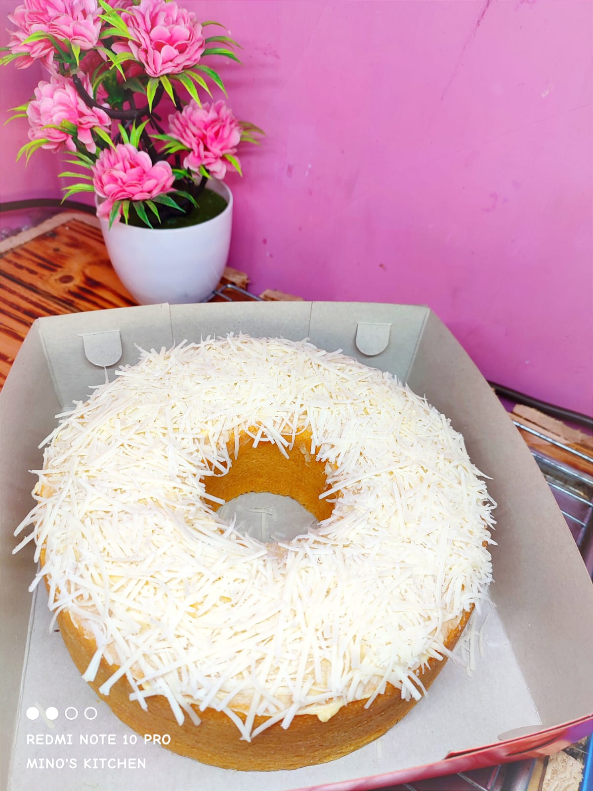 Bolu Vanilla Topping Keju